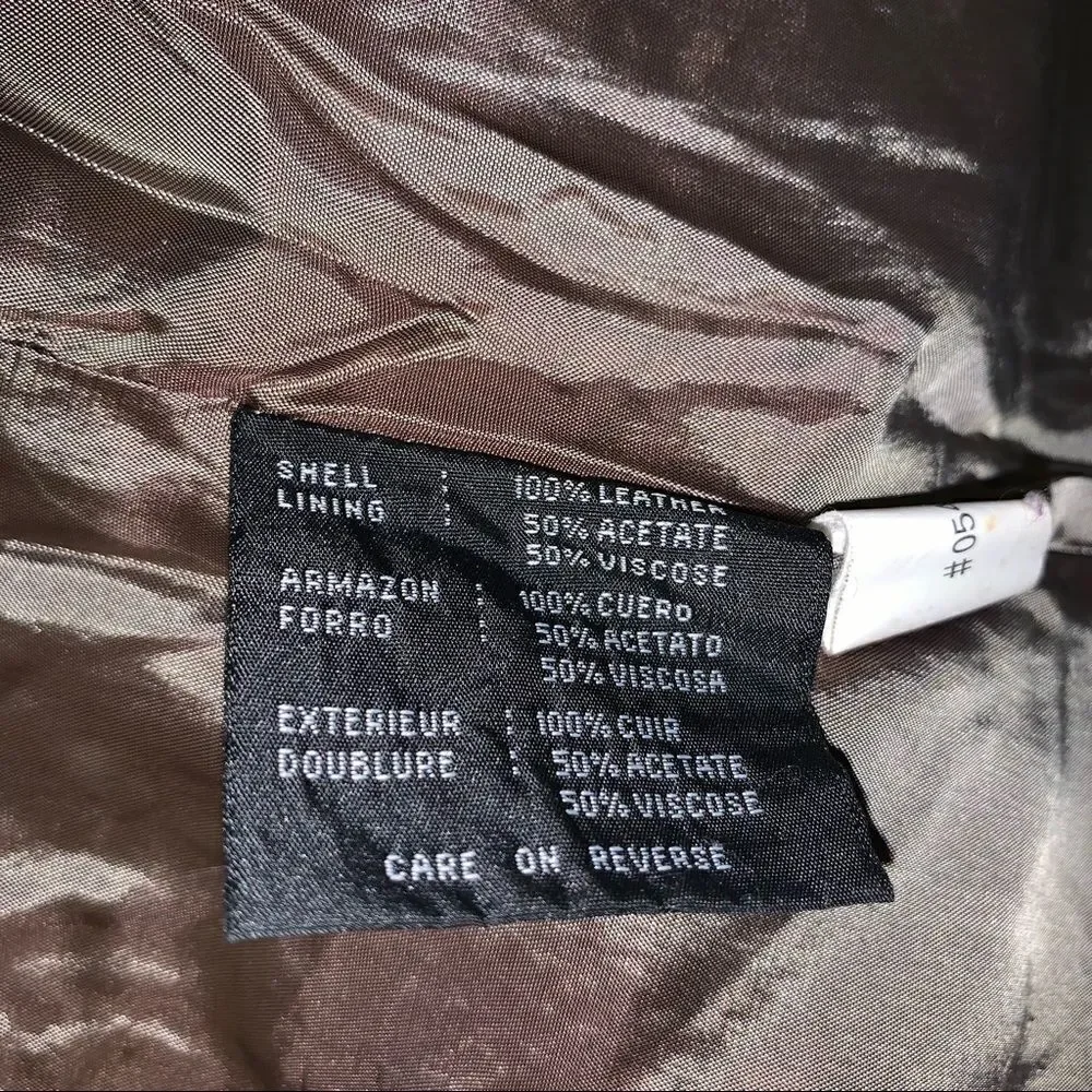 Kenneth Cole leather jacket medium - Picture 3 of 4